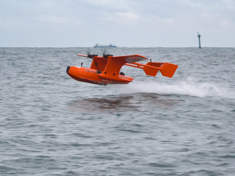 SEAPLANE-TYPE UAV "HAMADORI"